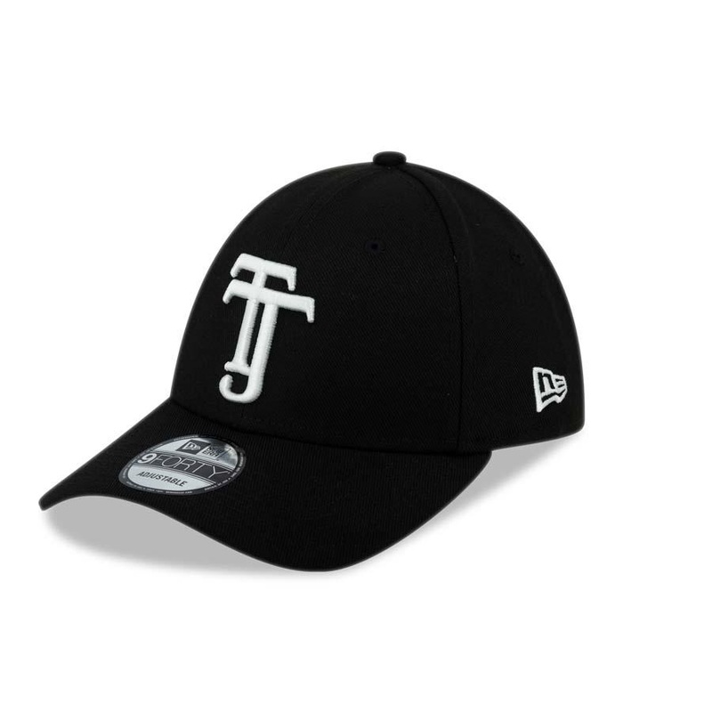 Xolos de Tijuana New Era Liga MX 9FORTY 940 Adjustable Cap Hat Black Crown/Visor White TJ Logo