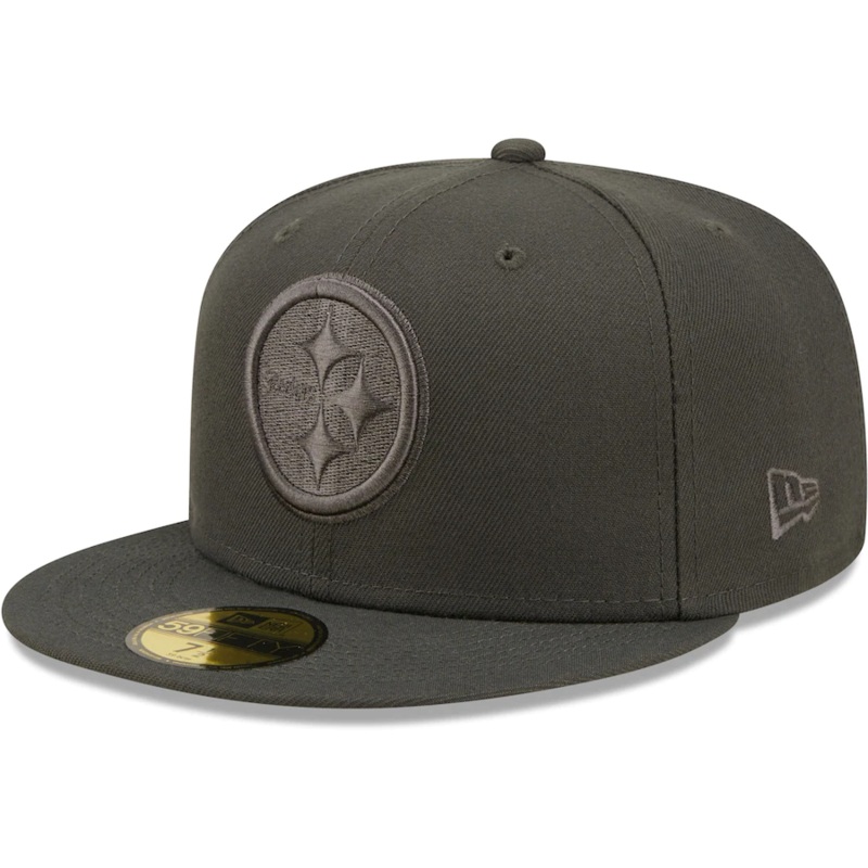 New Era Pittsburgh Steelers Graphite Color Pack 59FIFTY Fitted Hat