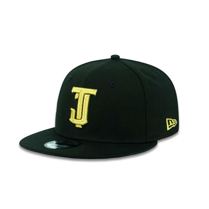 Toros de Tijuana New Era LMB 9FIFTY 950 Snapback Cap Hat Black Crown/Visor Metallic Gold Logo