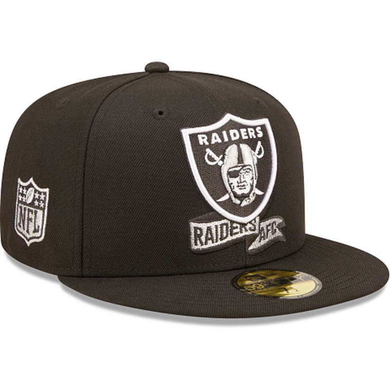 New Era Las Vegas Raiders 2022 Sideline Black 59FIFTY Fitted Hat