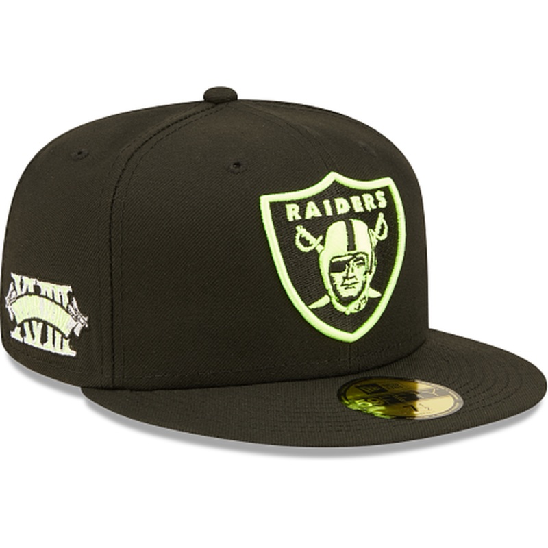 New Era Las Vegas Raiders Summer Pop Yellow 2022 59FIFTY Fitted Hat