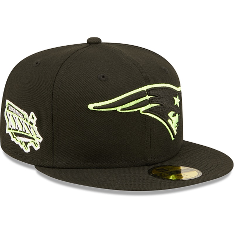 New Era New England Patriots Summer Pop Yellow 2022 59FIFTY Fitted Hat