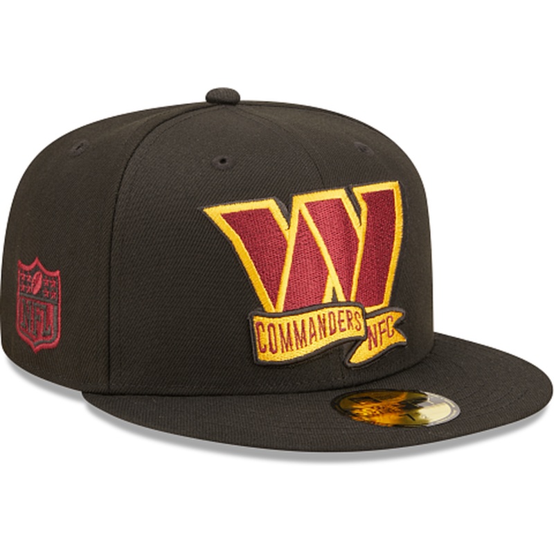 New Era Washington Commanders 2022 Sideline Black 59FIFTY Fitted Hat