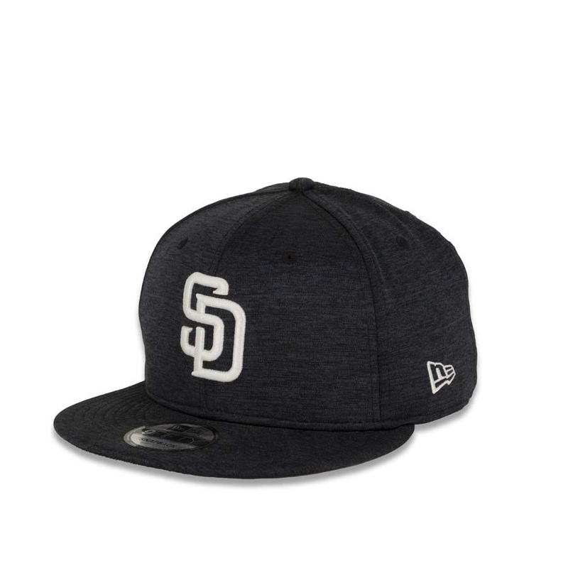 San Diego Padres New Era MLB 9FIFTY 950 Snapback Cap Hat Shadow Tech Navy Crown/Visor White Logo