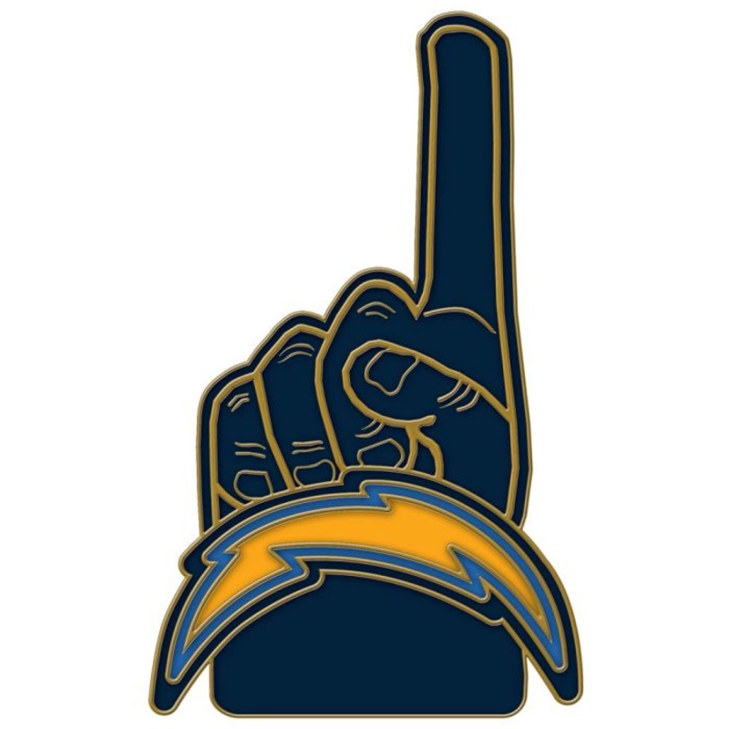 Los Angeles Chargers WinCraft NFL #1 Fan Lapel Pin