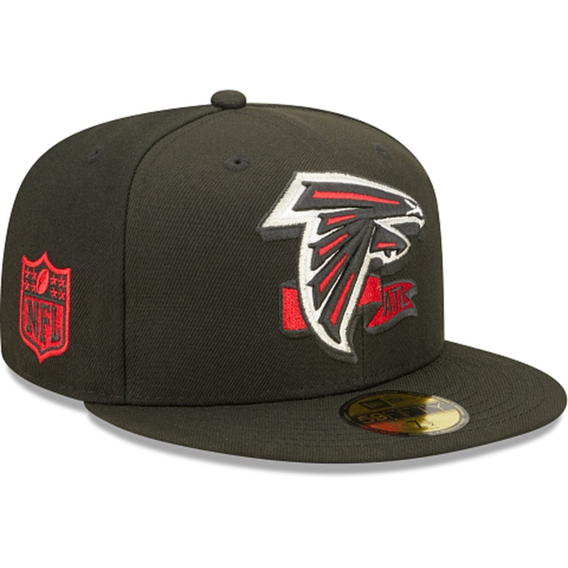 New Era Atlanta Falcons 2022 Sideline Black 59FIFTY Fitted Hat
