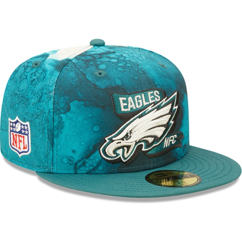 New Era Philadelphia Eagles 2022 Sideline Ink Dye 59FIFTY Fitted Hat