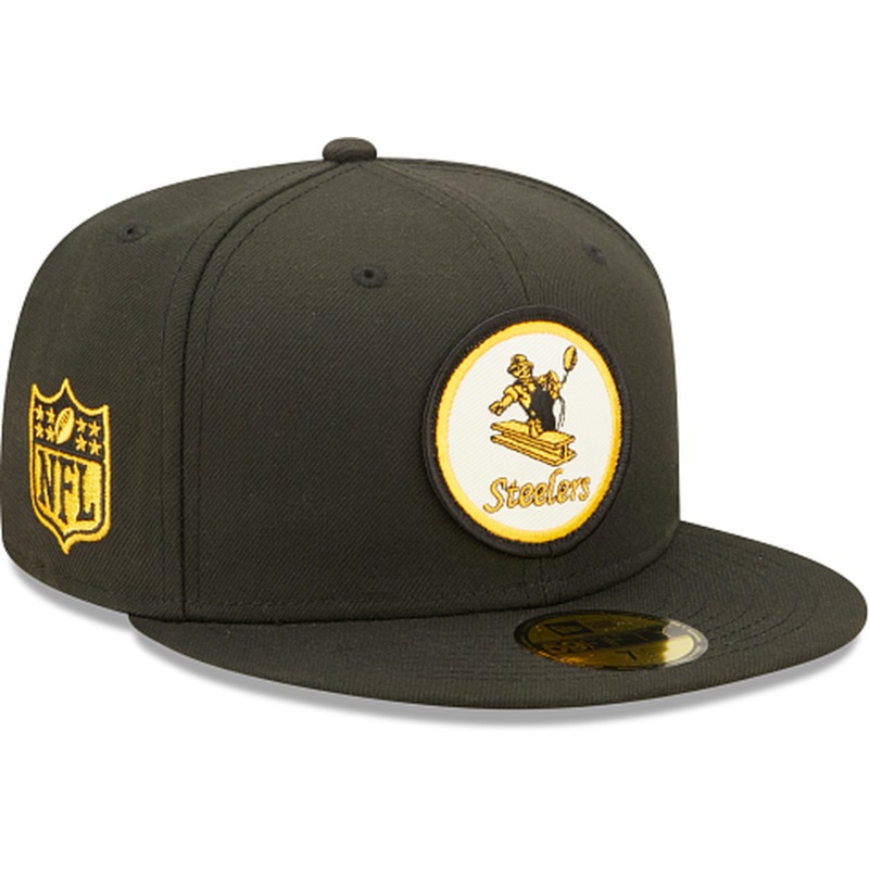 New Era Pittsburgh Steelers 2022 Sideline Historic 59FIFTY Fitted Hat