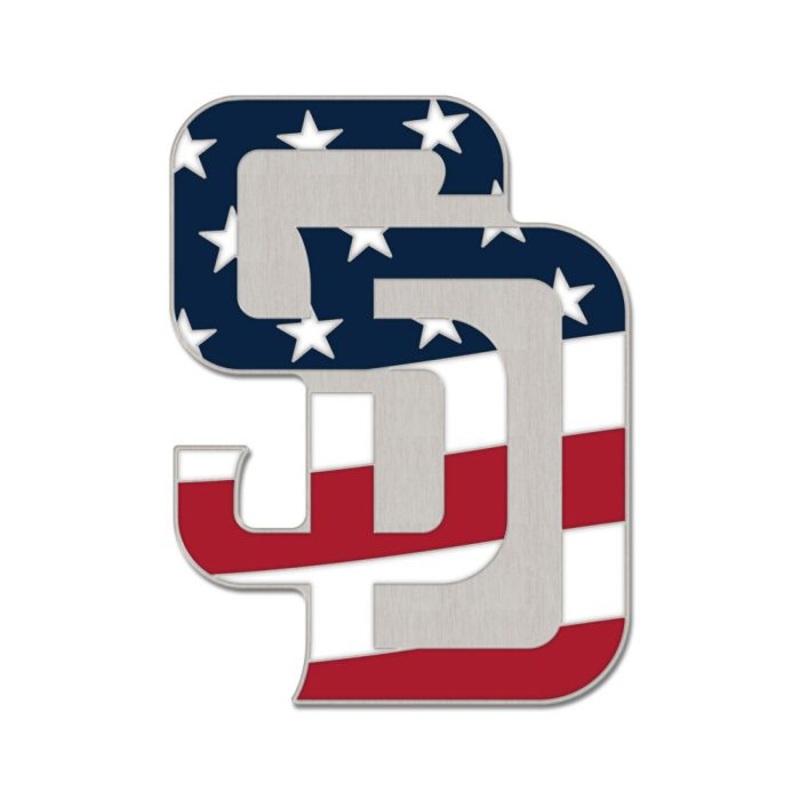 San Diego Padres WinCraft MLB USA Flag Lapel Pin