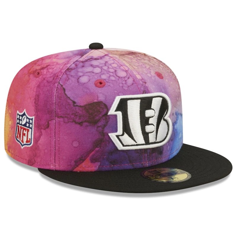 New Era Cincinnati Bengals NFL Crucial Catch 2022 Ink Dye 59FIFTY Fitted Hat