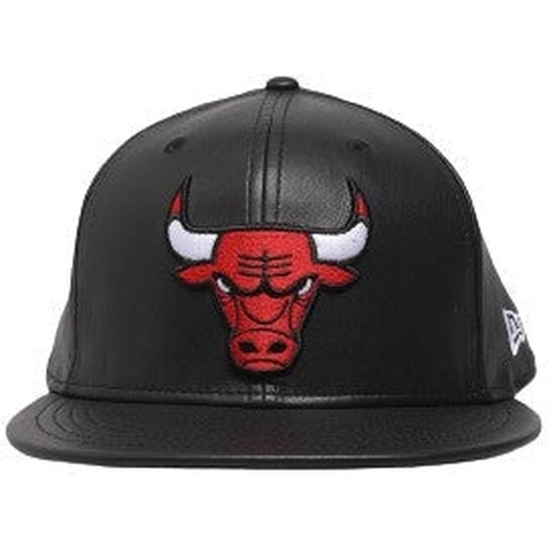 New Era Chicago Bulls ‘PU Leather’ 59FIFTY Fitted Hat
