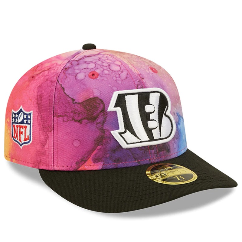 New Era Cincinnati Bengals NFL Crucial Catch Ink Dye 2022 Low Profile 59FIFTY Fitted Hat