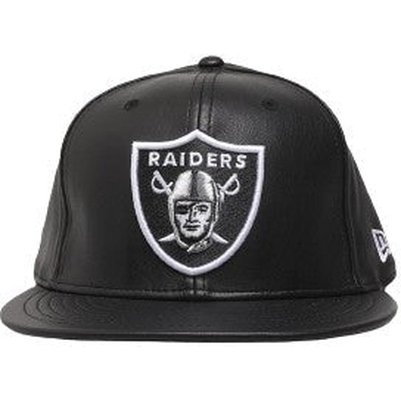 New Era Las Vegas Raiders ‘PU Leather’ 59FIFTY Fitted Hat