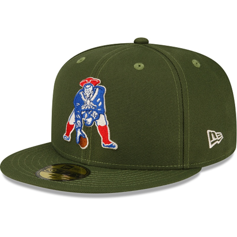 New Era  New England Patriots Olive Pack 59FIFTY Fitted Hat