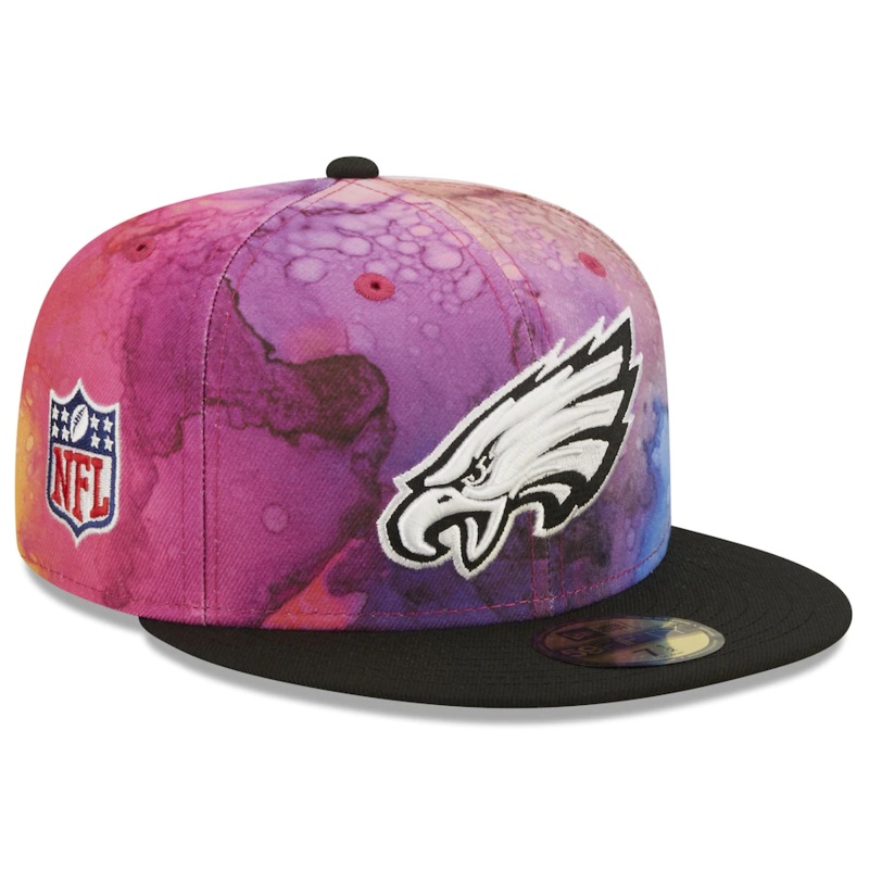 New Era Philadelphia Eagles NFL Crucial Catch 2022 Ink Dye 59FIFTY Fitted Hat