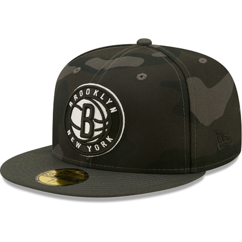 New Era Brooklyn Nets Lifestyle Camo 59FIFTY Fitted Hat