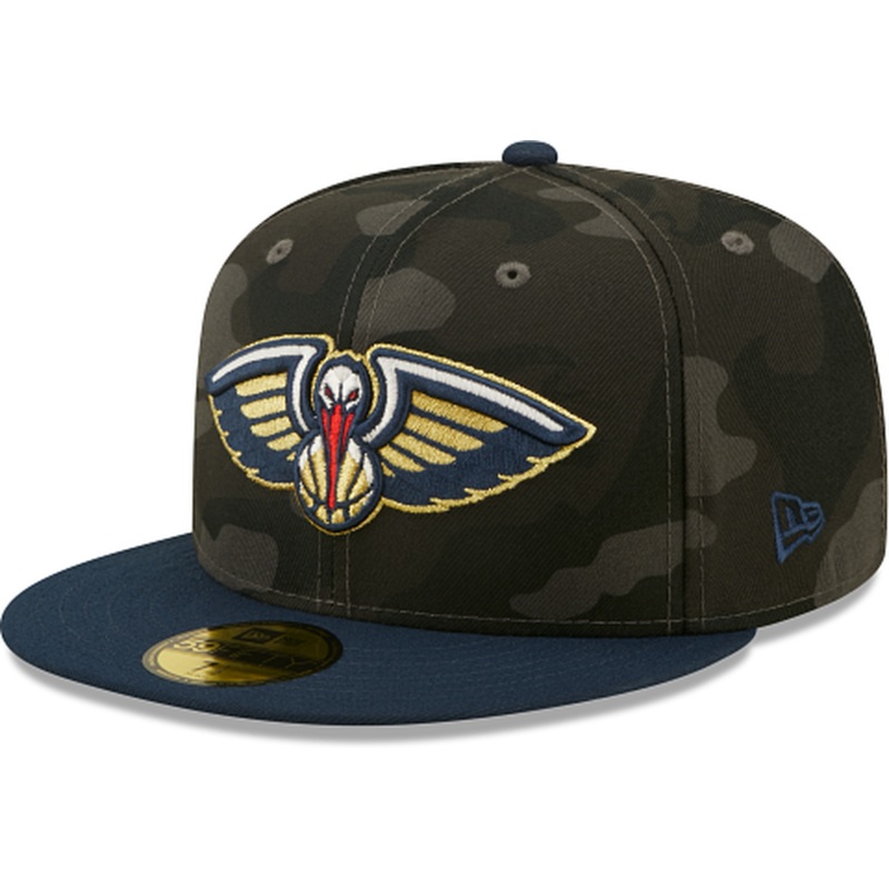 New Era New Orleans Pelicans Lifestyle Camo 59FIFTY Fitted Hat