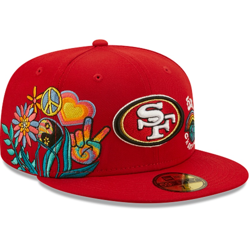 New Era San Francisco 49ers Groovy 2022 59FIFTY Fitted Hat