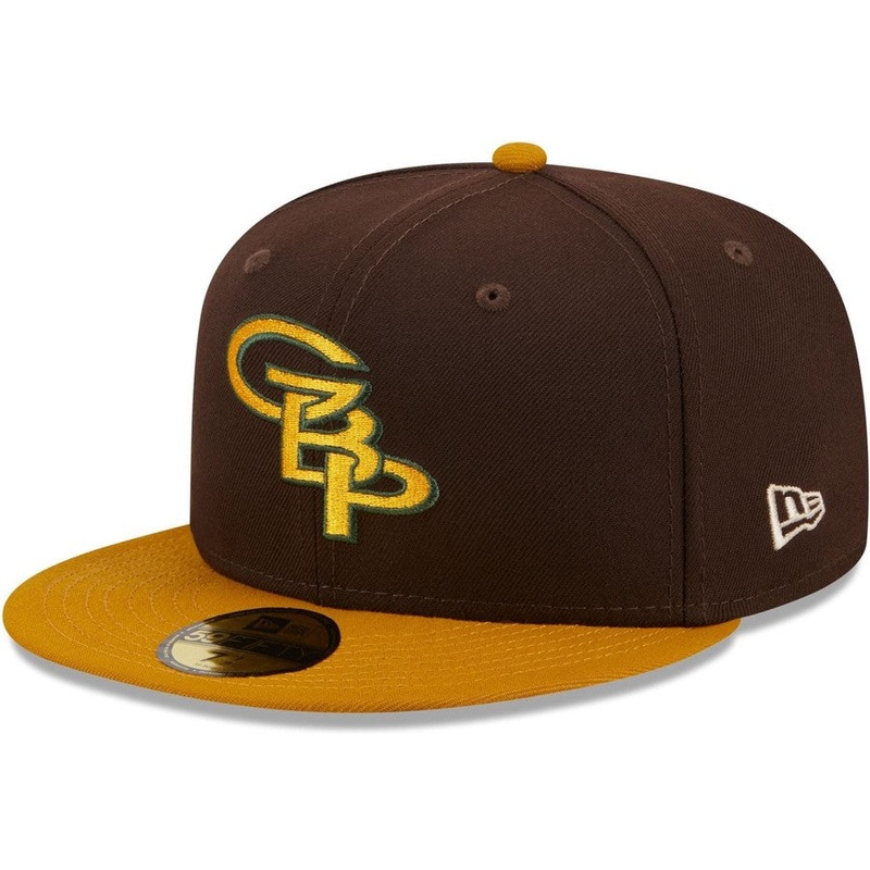 New Era Green Bay Packers Burnt Wood 2023 59FIFTY Fitted Hat