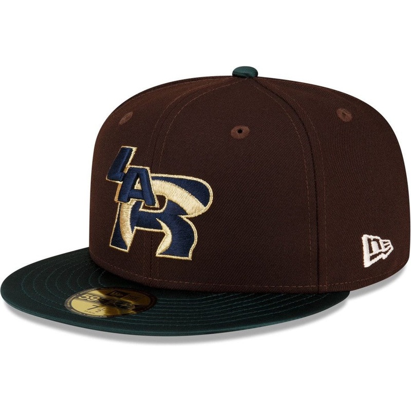 New Era Just Caps Green Satin Los Angeles Rams 2023 59FIFTY Fitted Hat