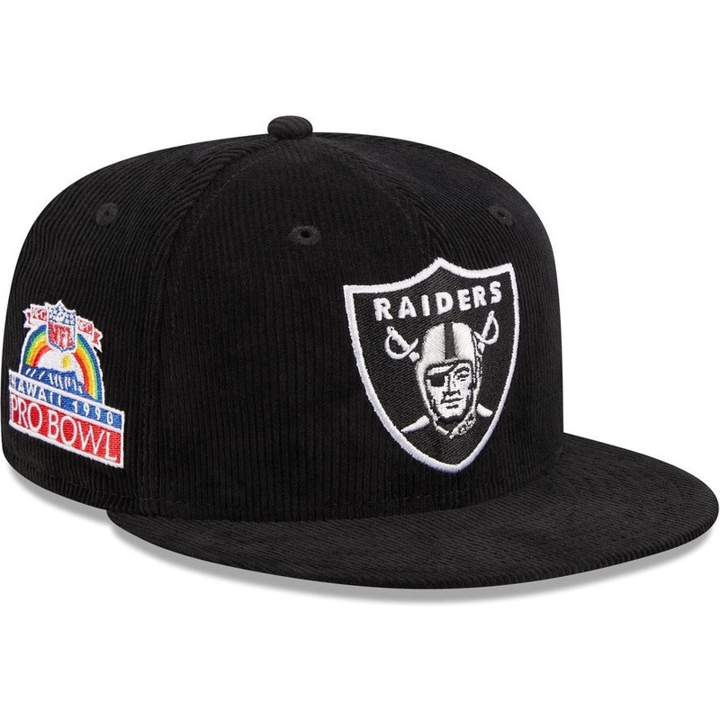 New Era Las Vegas Raiders Throwback Corduroy 2023 59FIFTY Fitted Hat