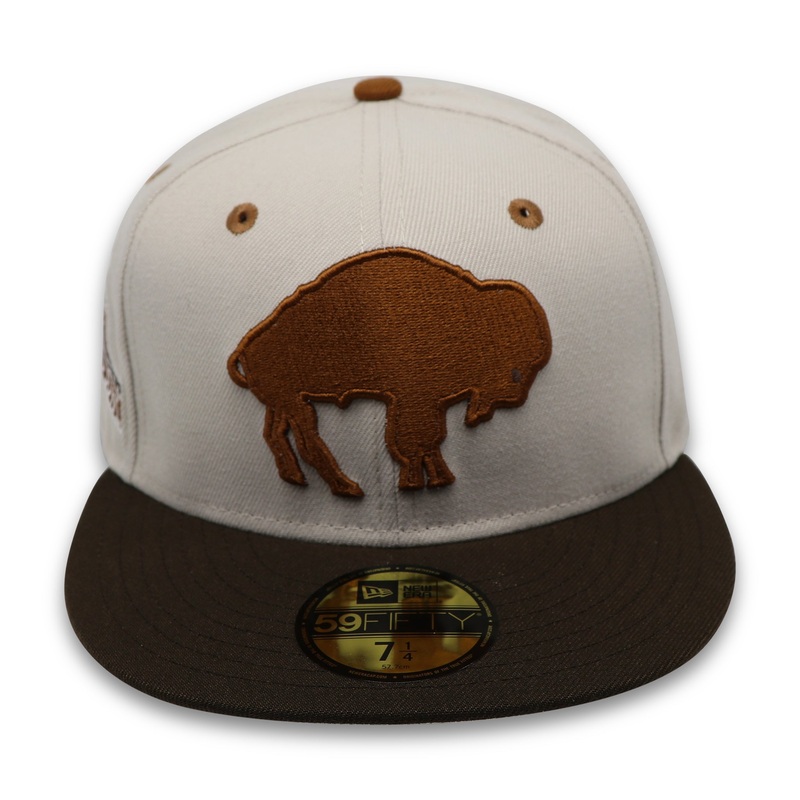 New Era Buffalo Bills Stone/Dark Brown 1990 Pro Bowl 59FIFTY Fitted Hat