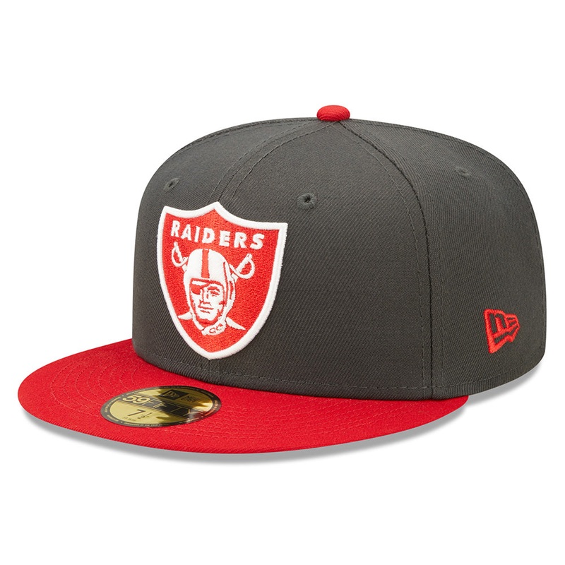 New Era Las Vegas Raiders Two-Tone Steel 59FIFTY Fitted Hat