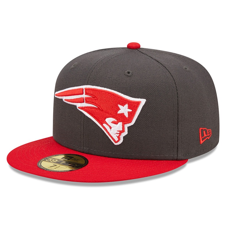 New Era New England Patriots Two-Tone Steel 59FIFTY Fitted Hat