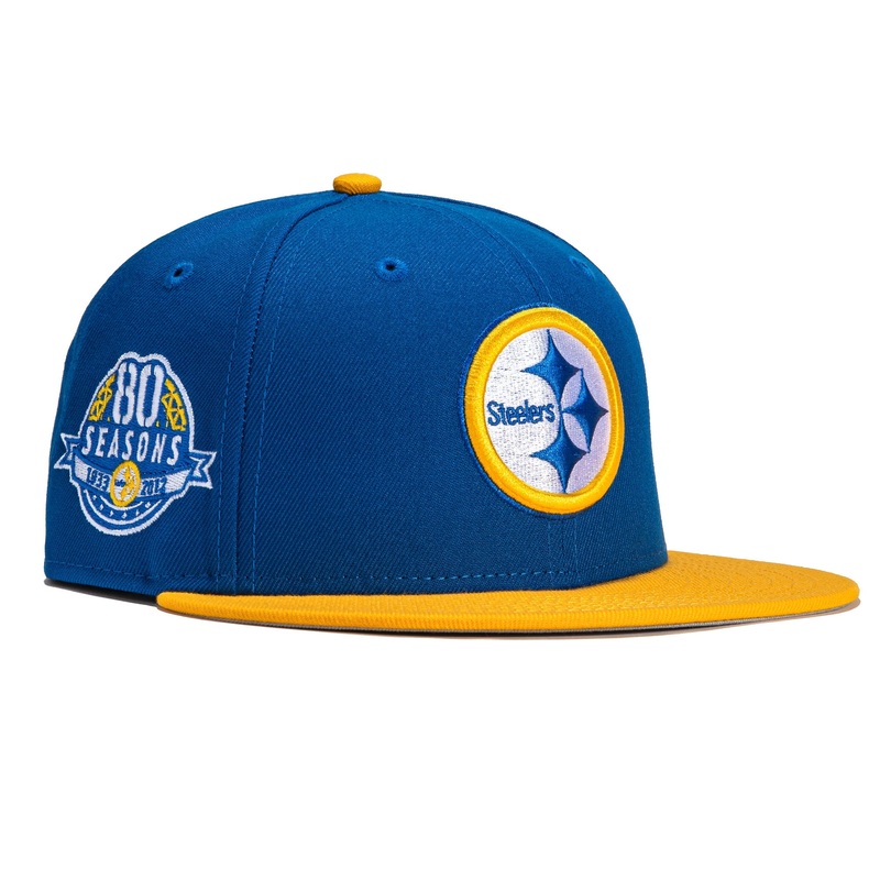 New Era Pittsburgh Steelers 80th Anniversary 59FIFTY Fitted Hat