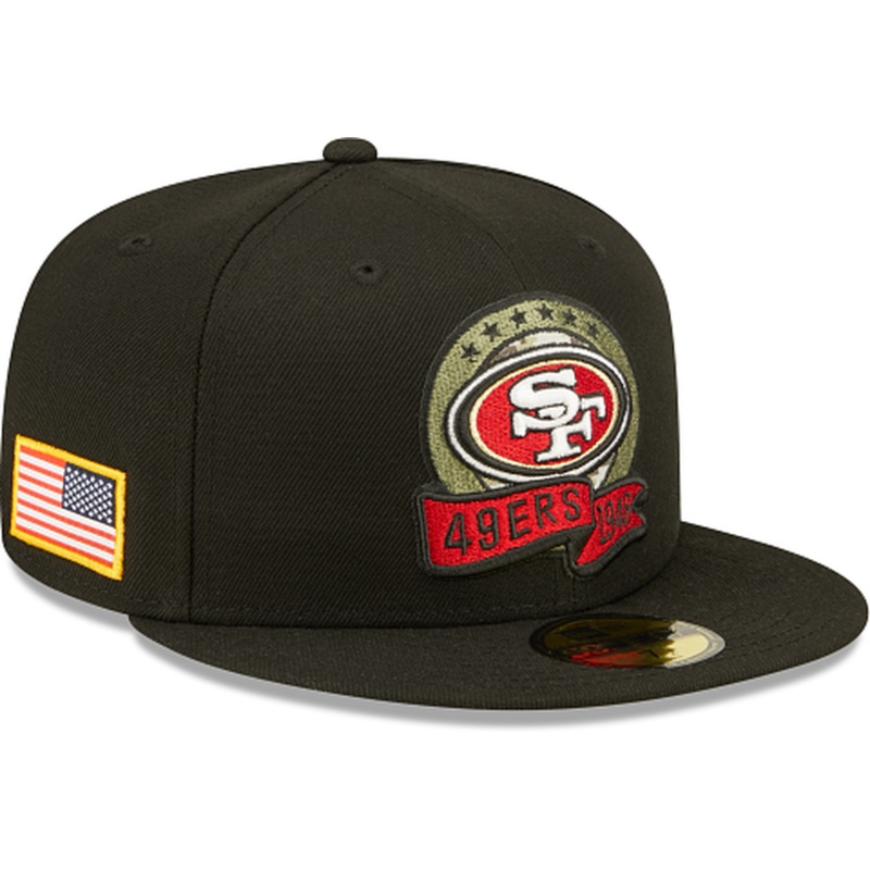 New Era San Francisco 49ers 2022 Salute to Service 59FIFTY Fitted Hat