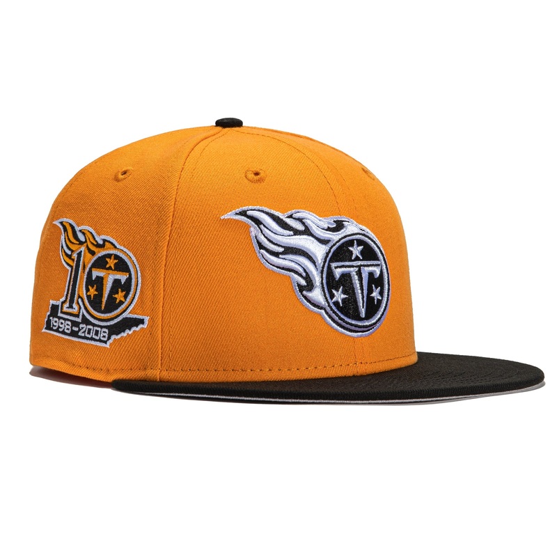 New Era Tennessee Titans Orange/Black 40th Anniversary 59FIFTY Fitted Hat