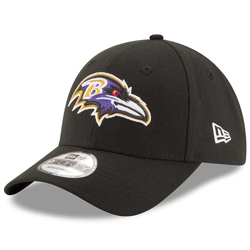 Baltimore Ravens New Era NFL 9FORTY 940 Adjustable Cap Hat Black Crown/Visor Team Color Logo