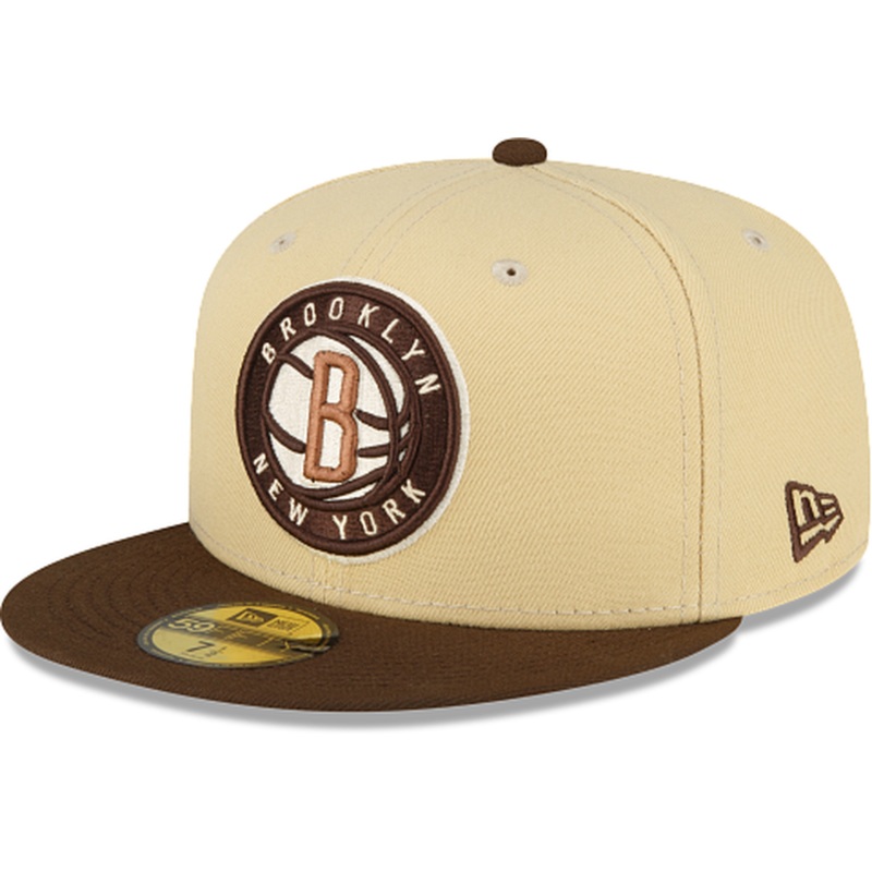New Era Brooklyn Nets Walnut 2022 59FIFTY Fitted Hat