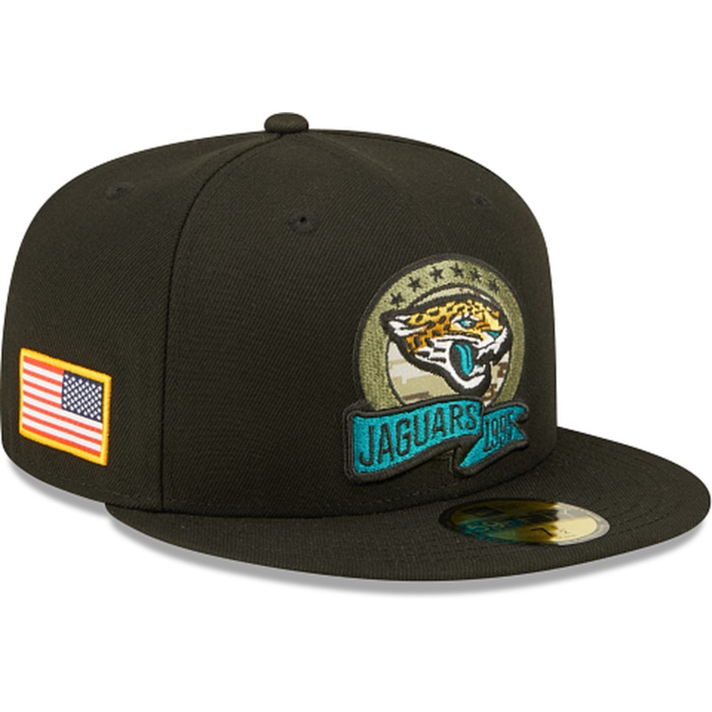 New Era Jacksonville Jaguars 2022 Salute to Service 59FIFTY Fitted Hat