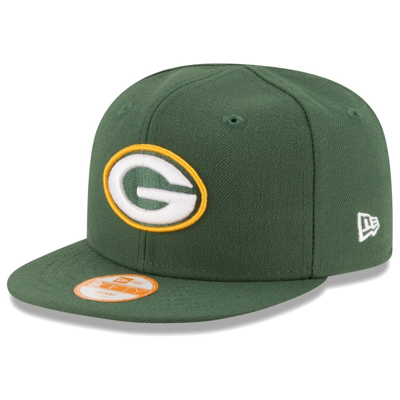 (Infant) Green Bay Packers New Era NFL 59FIFTY 5950 Fitted Cap Hat Green Crown/Visor Team Color Logo  (My 1st First)
