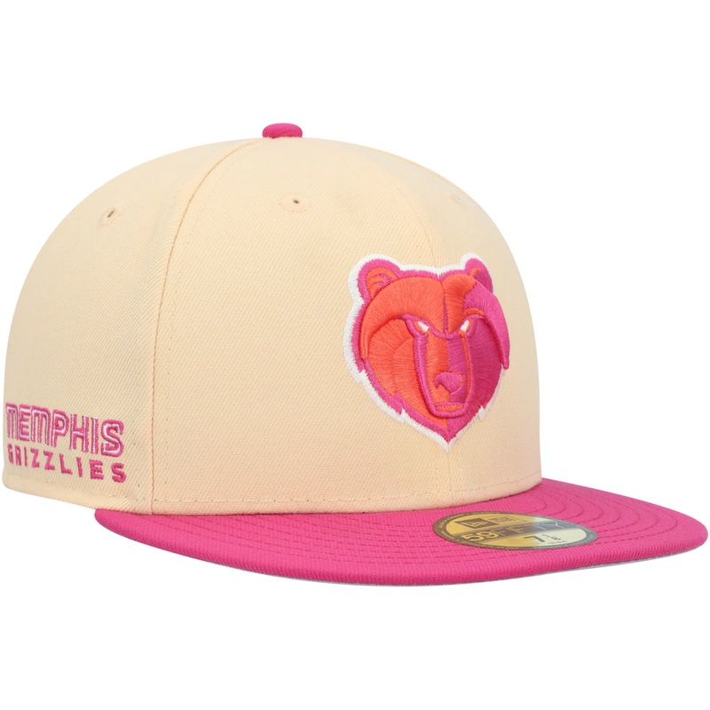 New Era Memphis Grizzlies Passion Mango 2022 59FIFTY Fitted Hat