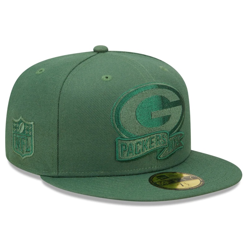 New Era Philadelphia Eagles Dark Green Tonal 2022 Sideline 59FIFTY Fitted Hat