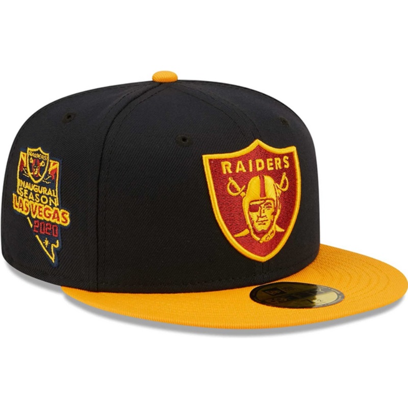 New Era Las Vegas Raiders Inaugural Season Navy/Gold 59FIFTY Fitted Hat