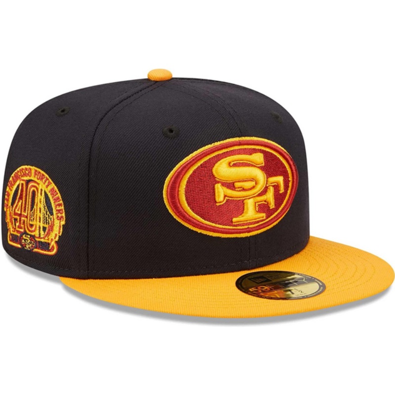 New Era San Francisco 49ers 40th Anniversary Navy/Gold 59FIFTY Fitted Hat