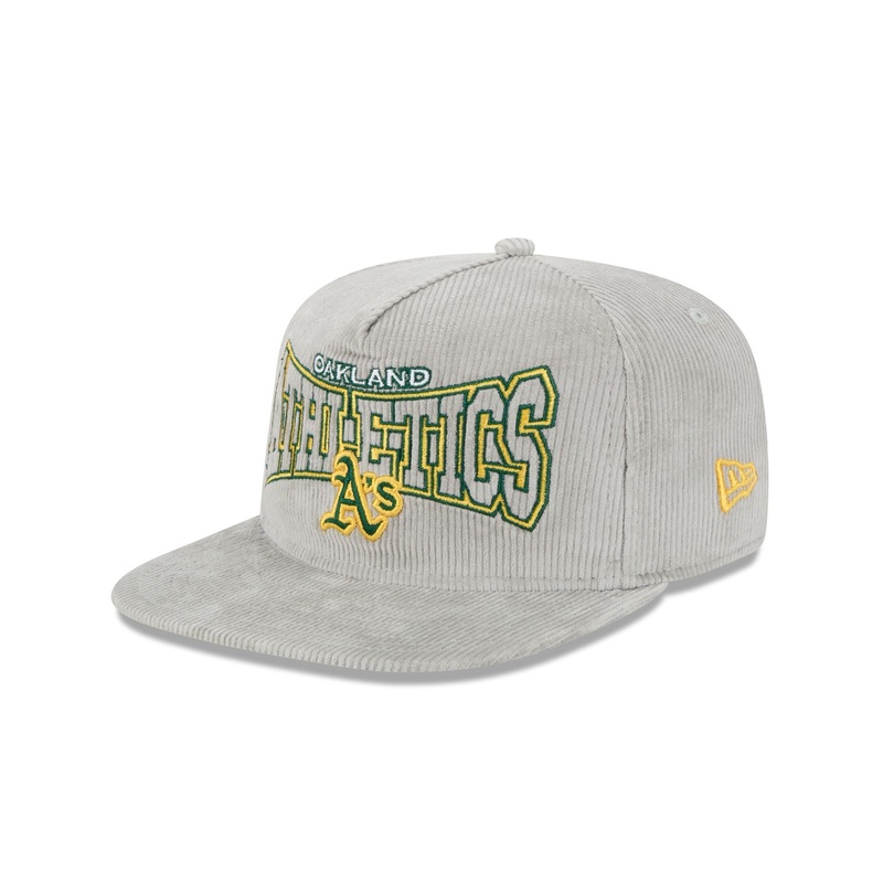 Athletics Gray Cord Golfer Hat