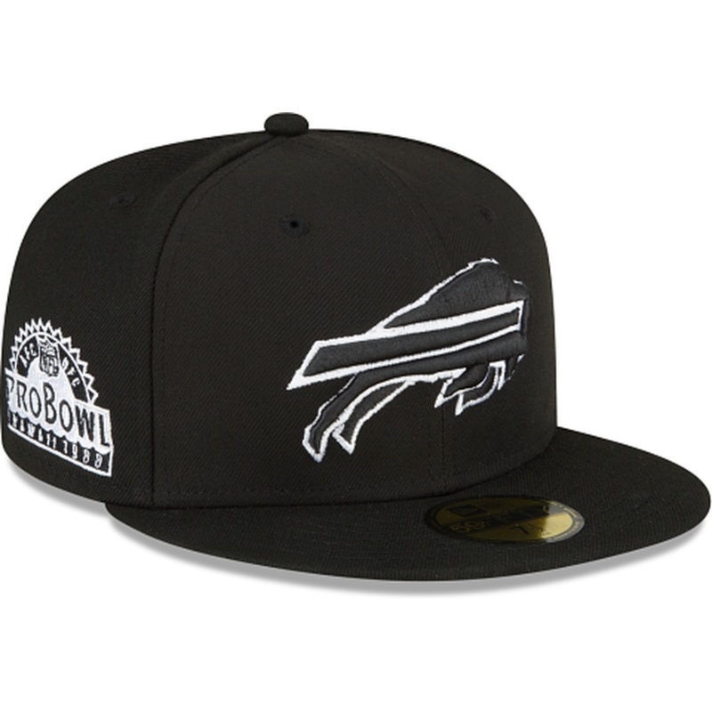 New Era Buffalo Bills Sidepatch Black 2022 59FIFTY Fitted Hat