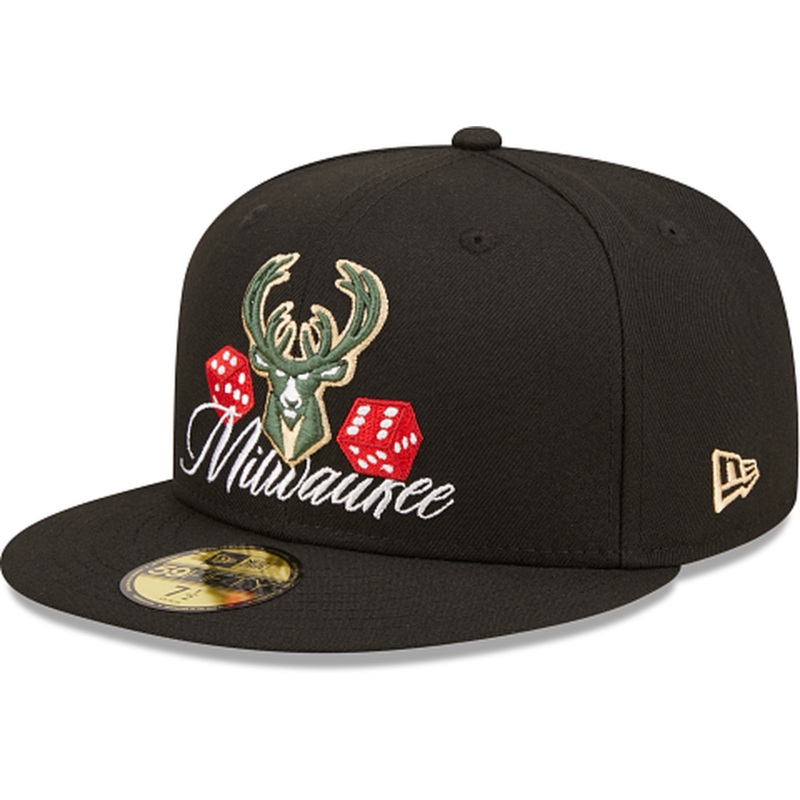 New Era Milwaukee Bucks Roller 2022 59FIFTY Fitted Hat