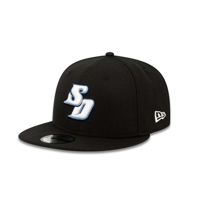 University of San Diego Toreros New Era College 9FIFTY 950 Snapback Cap Hat Black Crown/Visor Team Color Logo