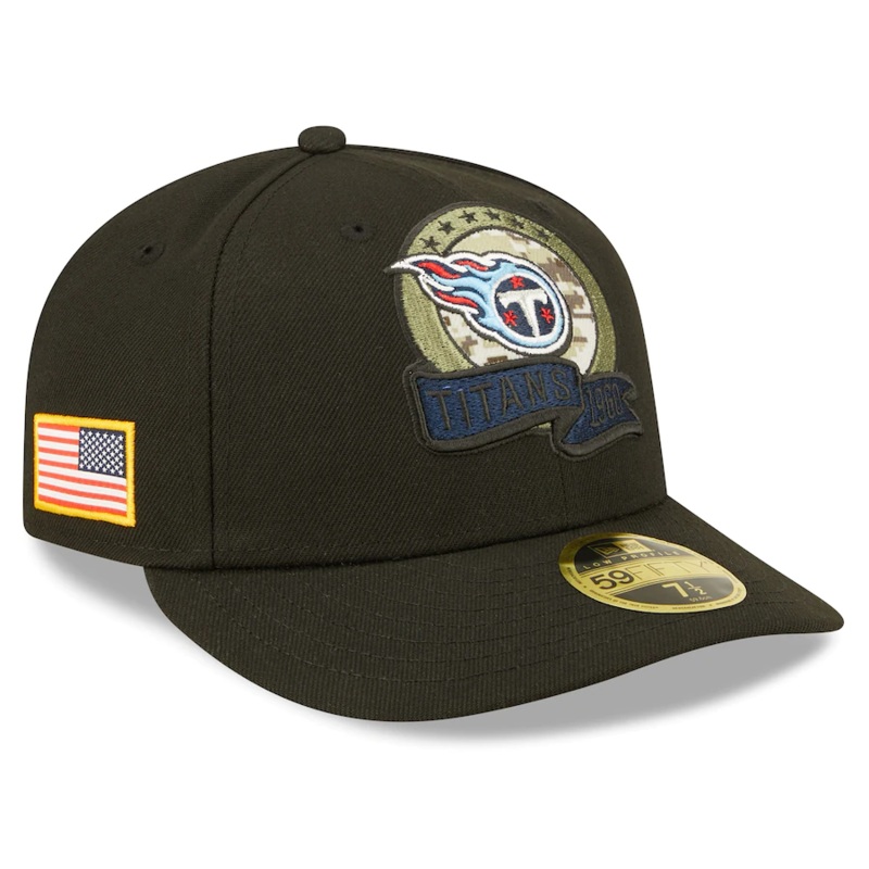 New Era Tennessee Titans 2022 Salute To Service Low Profile 59FIFTY Fitted Hat
