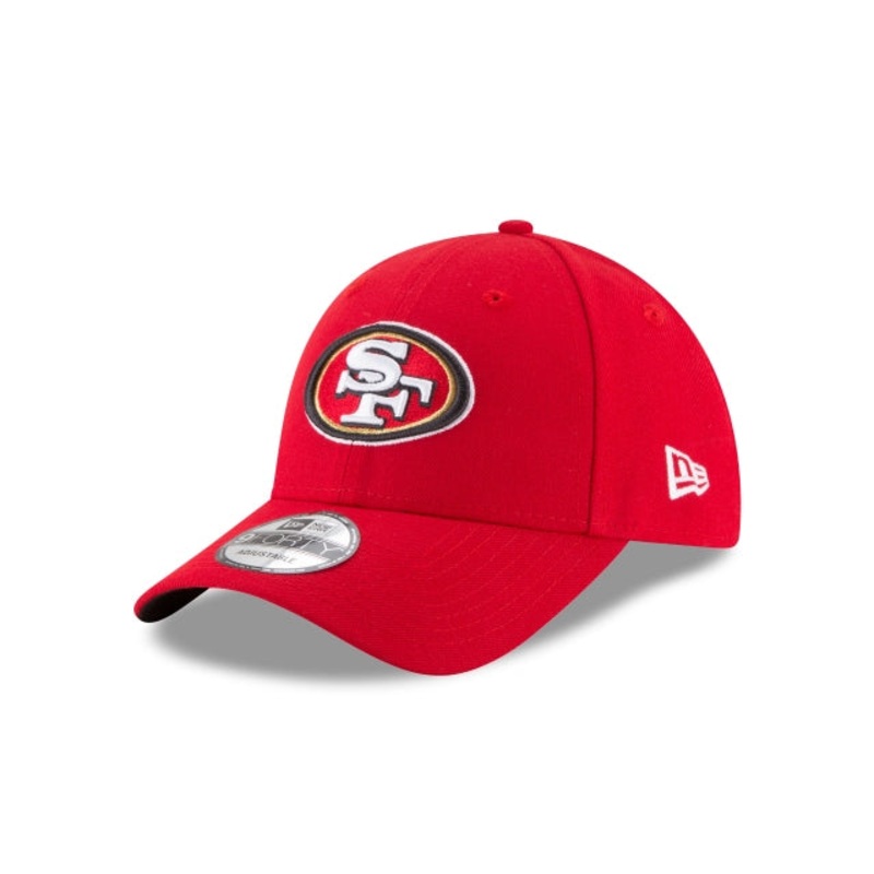 San Francisco 49ers New Era NFL 9FORTY 940 Adjustable Cap Hat Red Crown/Visor Team Color Logo