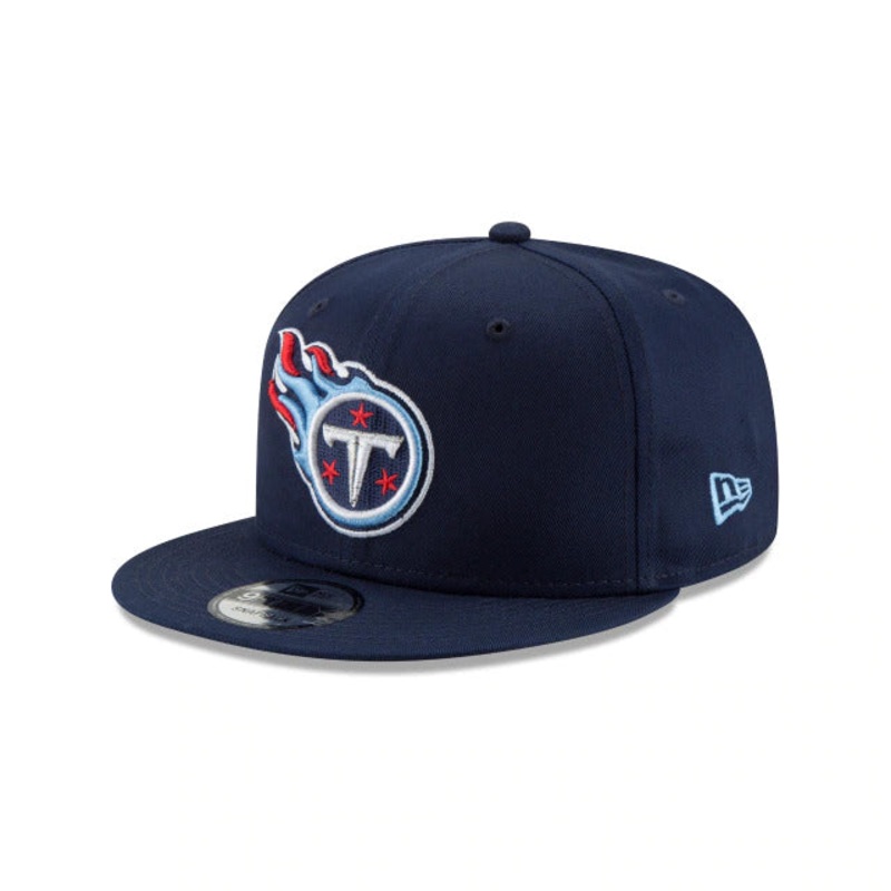 Tennessee Titans New Era NFL 9FIFTY 950 Snapback Cap Hat Navy Crown/Visor Team Color Logo