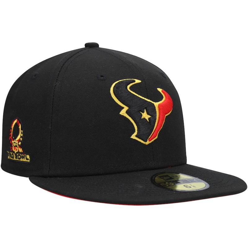 New Era Houston Texans Black Cobra Kai 2022 59FIFTY Fitted Hat