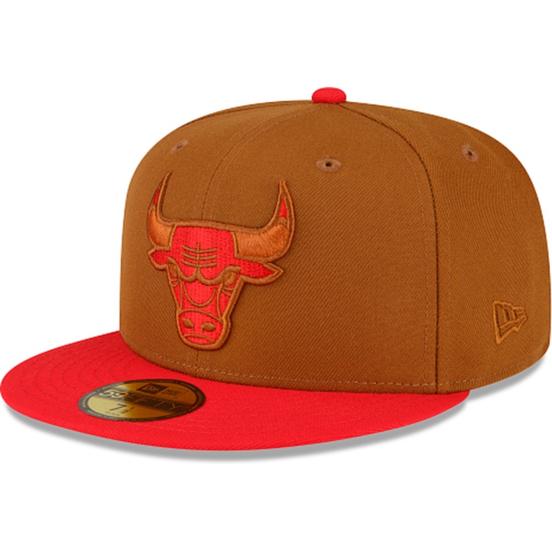 New Era Chicago Bulls Toasted Peanut 2022 59FIFTY Fitted Hat