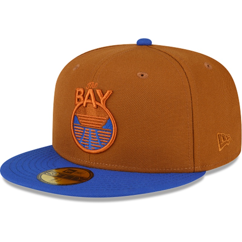 New Era Golden State Warriors Toasted Peanut 2022 59FIFTY Fitted Hat