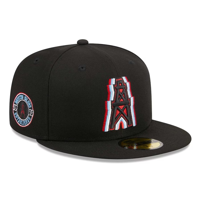 New Era Houston Oilers Triple Outline 2023 59FIFTY Fitted Hat